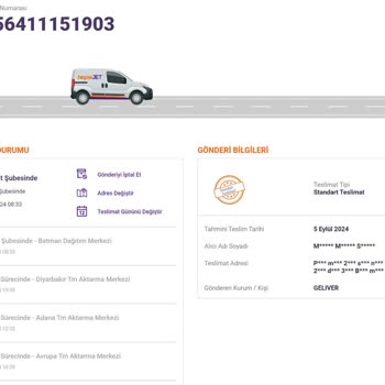 Kaybolan Kargo Ve İletişim Sorunu