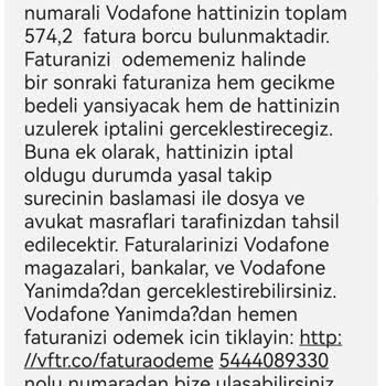 Vodafone'un Haksız Faturalandırma Ve Hat Kapatma Sorunu