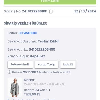 Yanlış Ürün Teslimatı: Çocuk Pantolonu Yerine Kaban Beklerken