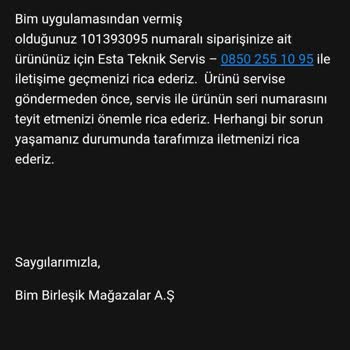 BİM'den Alınan Dyson V15 Süpürge İçin Çözülmeyen Servis Sorunu