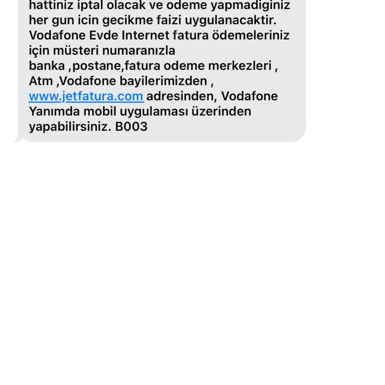 Vodafone İle Sürekli Kesintiler Ve Beklenmedik Borç Sorunu