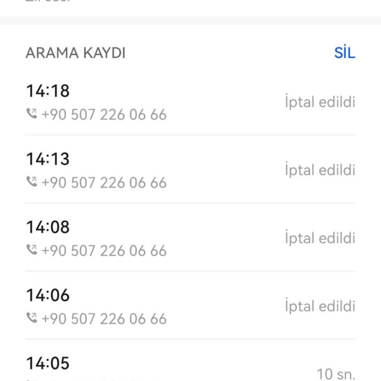Gizemli Arama Ve Kayıtsız Numara Sorunu