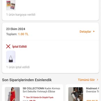 Trendyol Ve Shaka Çanta'nın Sipariş İptal Sorunu