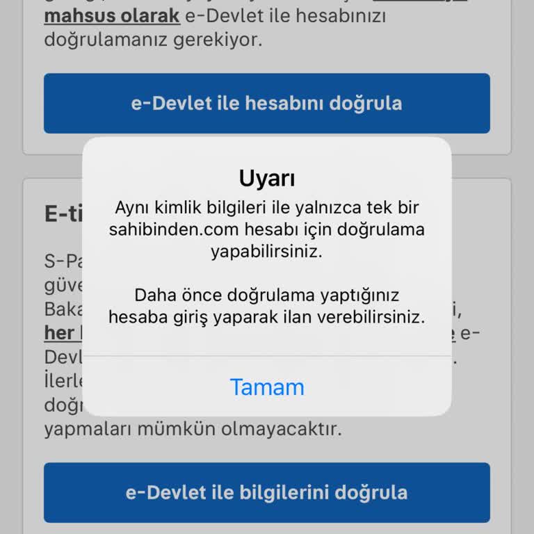 E-Devlet Onayı Ve SMS Sorunu