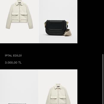 Zara Online Siparişlerde Sürekli İptal Sorunu