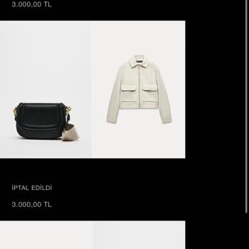 Zara Online Siparişlerde Sürekli İptal Sorunu