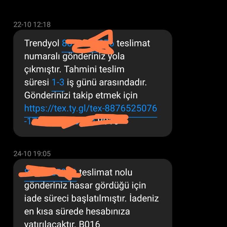 Trendyol Siparişimde Kargo Hasarı Ve Mağduriyet