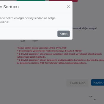 İBB Burs Başvurusunda Evrak Yükleme Sorunu