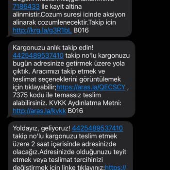 Aras Kargo'nun Yanıltıcı Teslimat Notları