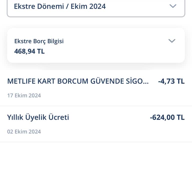 Haksız Kart Aidatı İadesi Talebi