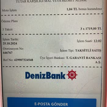 Denizbank Kredi Kartı Güvenlik Sorunu