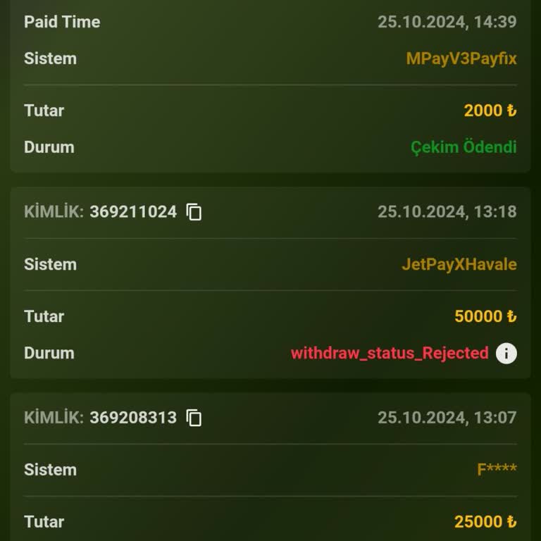 Yanıltıcı Para Çekim Sorunu