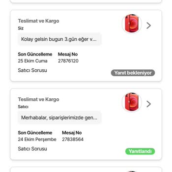 Siparişim Zamanında Kargoya Verilmedi Ve İletişim Sorunu Yaşıyorum