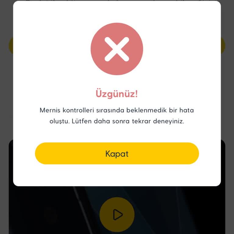 Turkcell Hat Aktivasyonunda Sürekli Mernis Hatası
