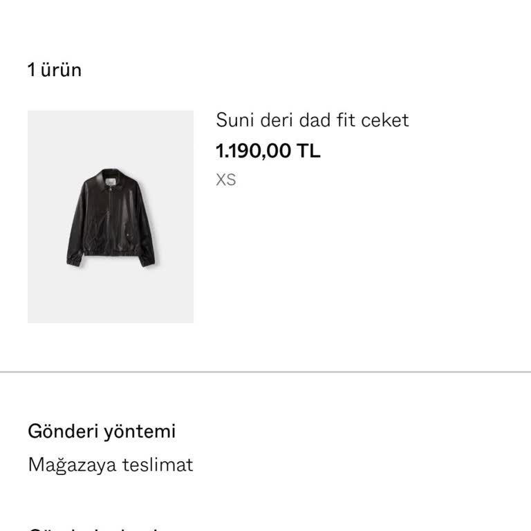 Deri Ceket Siparişim Neden İptal Edildi