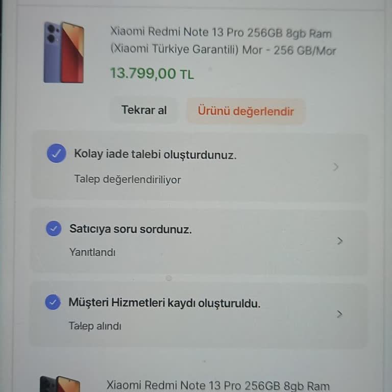 Hepsiburada'dan Aldığım Kullanılmış Telefonlar Ve İade Sorunu