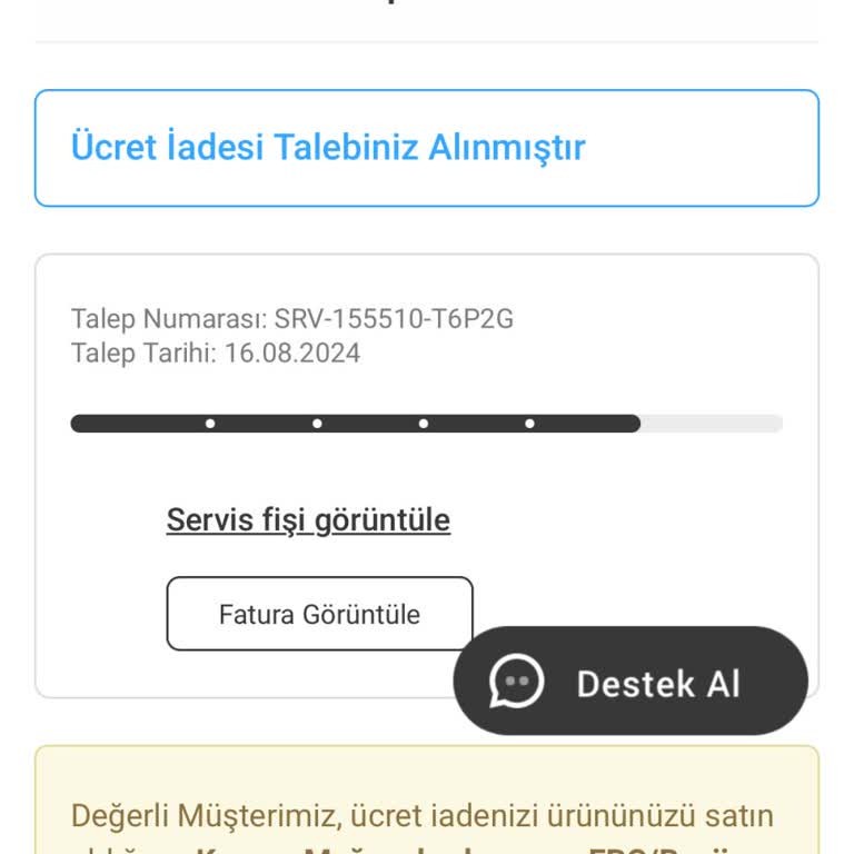 Süpürge Sapı Kırıldı, Ücret İadesi Yapılmadı