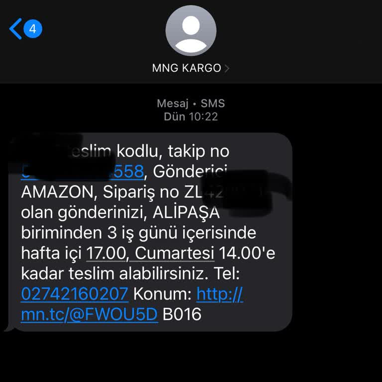 MNG Kargo Alipaşa Şubesi'nin Teslimat Sorunu