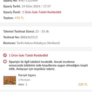 Trendyol Yemekte Hayal Kırıklığı: Eksik Ve Yağlı Sipariş