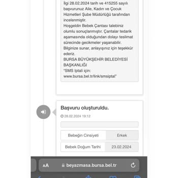 Büyükşehir Belediyesi'nden Beklenen Yenidoğan Çantası Teslimatı Hüsranı