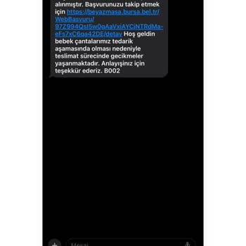 Büyükşehir Belediyesi'nden Beklenen Yenidoğan Çantası Teslimatı Hüsranı