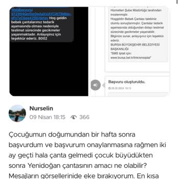 Büyükşehir Belediyesi'nden Beklenen Yenidoğan Çantası Teslimatı Hüsranı