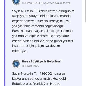 Büyükşehir Belediyesi'nden Beklenen Yenidoğan Çantası Teslimatı Hüsranı