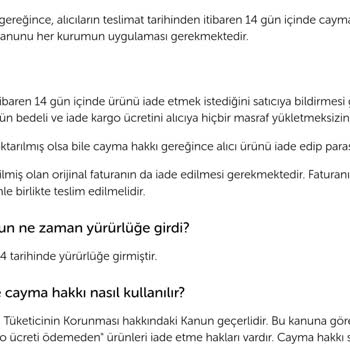 Koşulsuz İade Hakkı İhlali Ve Mağduriyet
