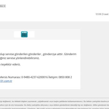 A101'in Stanley Ürünü Sorunu Ve Kargo Çilesi