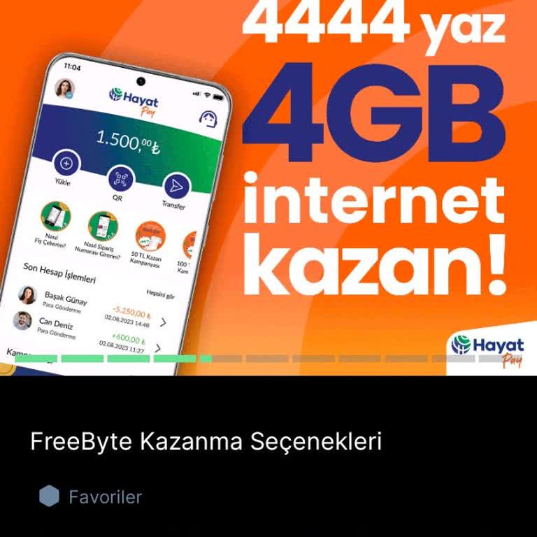 Hayat Pay Uygulamasında İnternet Yükleme Sorunu