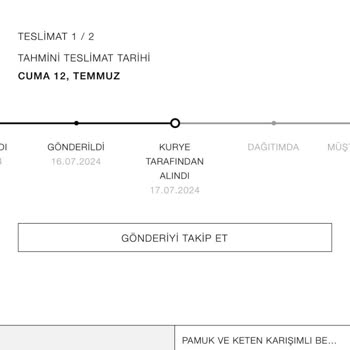 Teslim Edilmeyen Sipariş Ve İade Talebi