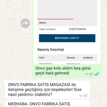 Onvo'dan Alınan Ürün Gelmedi Ve Para İadesi Yapılmadı
