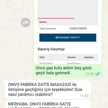Onvo'dan Alınan Ürün Gelmedi Ve Para İadesi Yapılmadı
