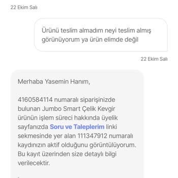 Eksik Ürün Ve Yetersiz Müşteri Hizmeti