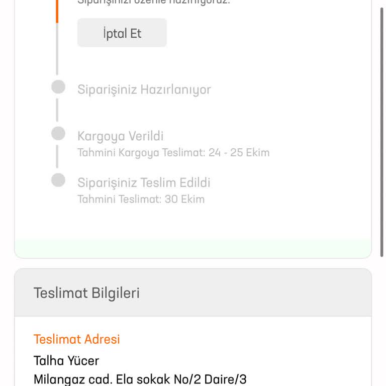 Teslimat Tarihi Sorunu Ve Acil Yardım Talebi