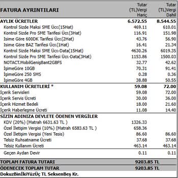 Fahiş Fatura Şoku: 15 Günlük Kullanıma 9200 TL!