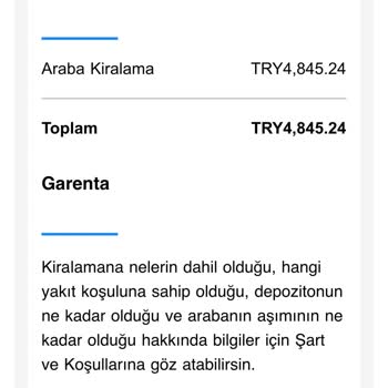 Garenta Ve Booking Üzerinden Kiralama Mağduriyeti: İade Edilmeyen Ücret