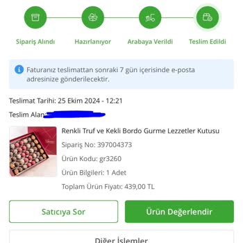 Yanlış Ürün Gönderimi Ve Müşteri Memnuniyetsizliği