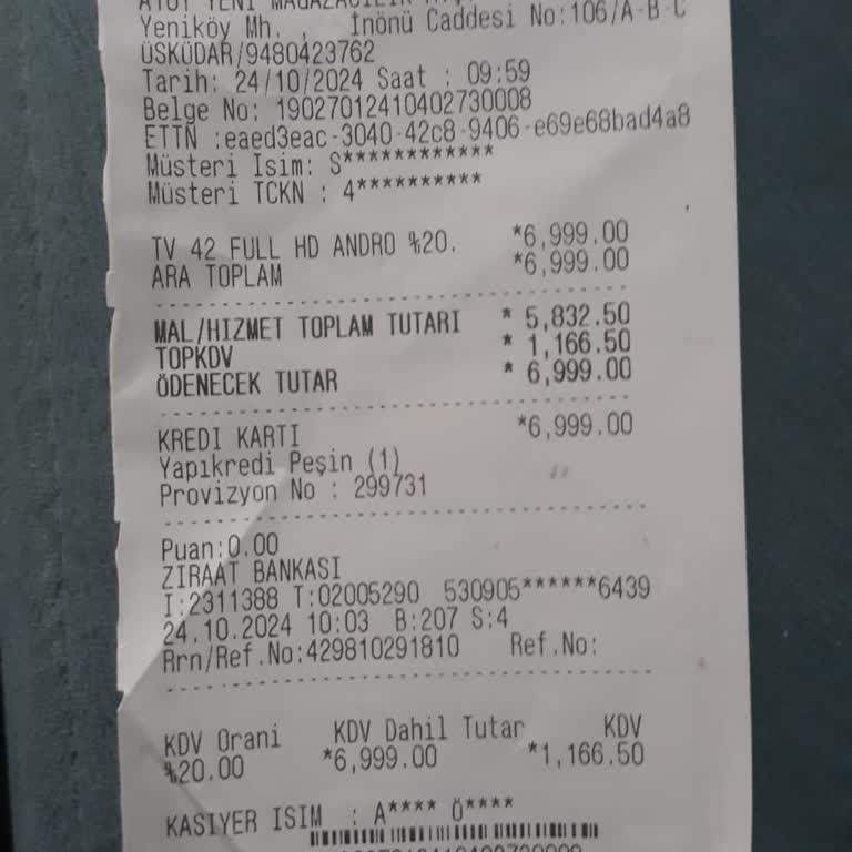 A101 Yanıltıcı Kurulum Ücreti Ve İletişim Sorunu