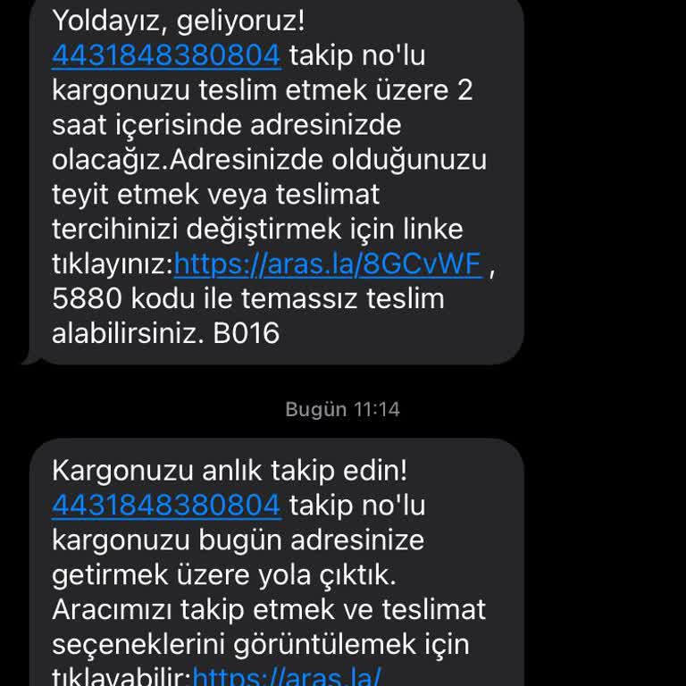 Aras Kargo Karamürsel Şubesi Teslimat Sorunu