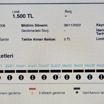 Findeks Raporunda Güncellenmeyen Borçlar