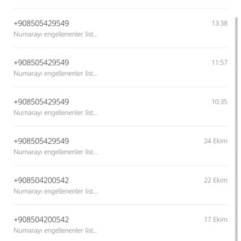 Israrlı Aramalarla Rahatsız Ediliyorum