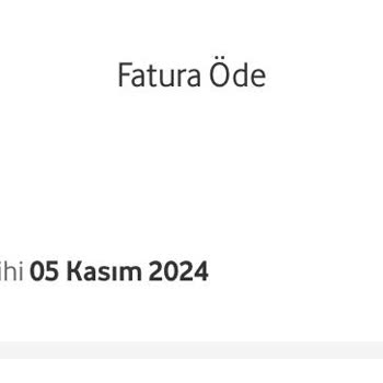 Faturalı Hatta Geçiş Pişmanlığı