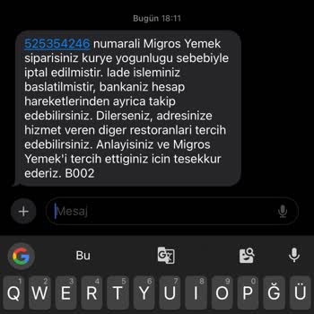 Migros Yemek Uygulaması: Kupon İndirimi Ve İptal Sorunu