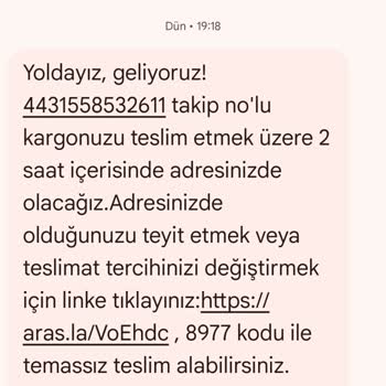 Aras Kargo'nun Teslimat Sorunları