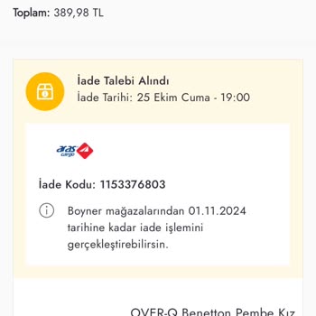 Kusurlu Ürün Ve İade Sürecinde Ekstra Kargo Ücreti Sorunu