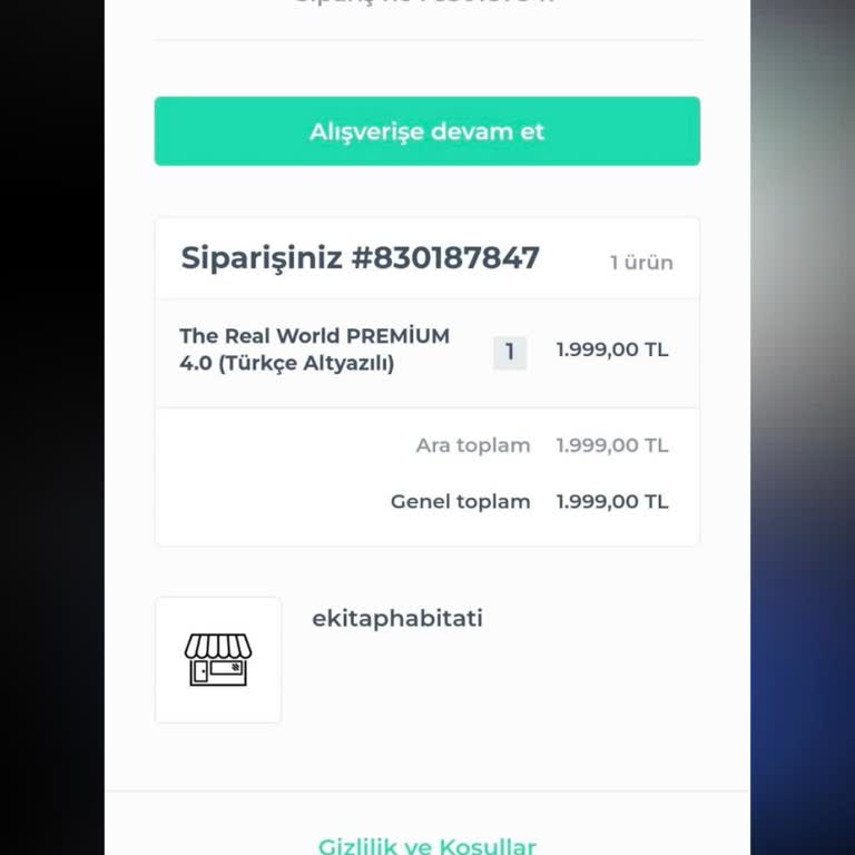 Shopier'den Sipariş Gelmedi, İade Bekliyoruz