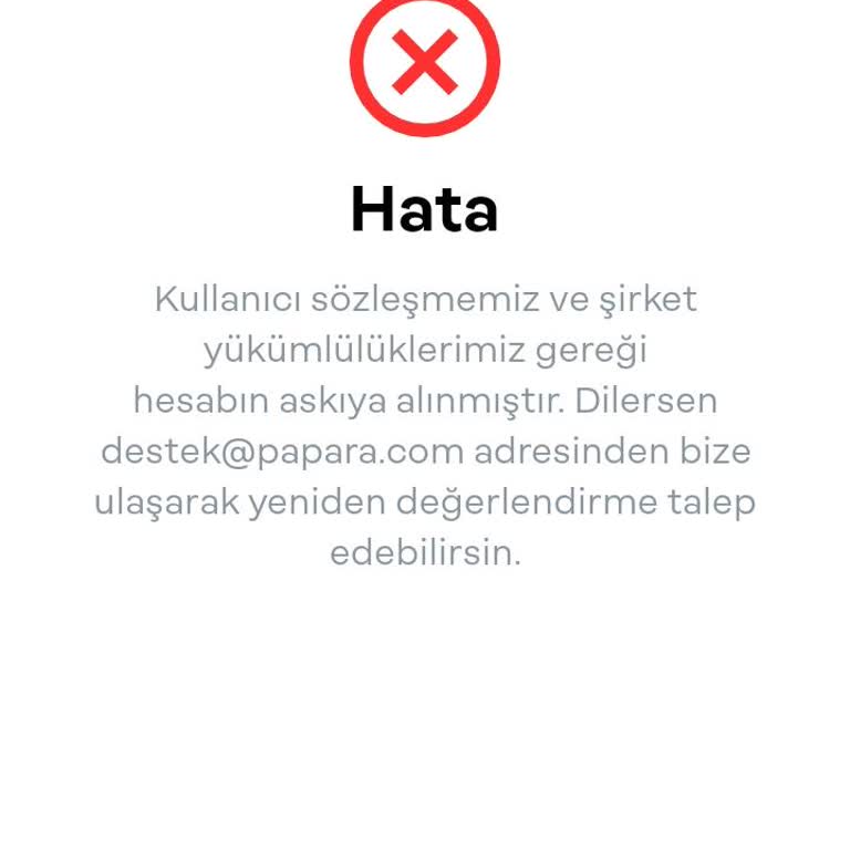 Papara Hesabım Neden Sürekli Askıya Alınıyor?