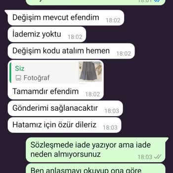 İade Hakkı Engellenen Sipariş Süreci