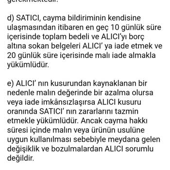 İade Hakkı Engellenen Sipariş Süreci